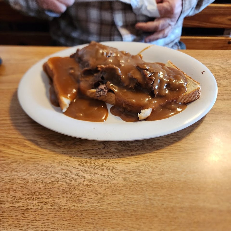 Hot Roast Beef on Texas Toast
